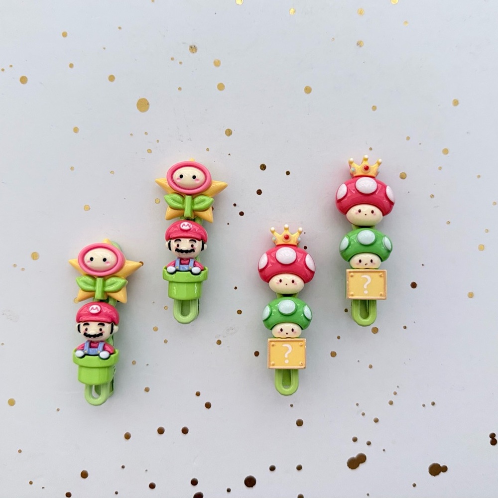 New Mario Hairclips
